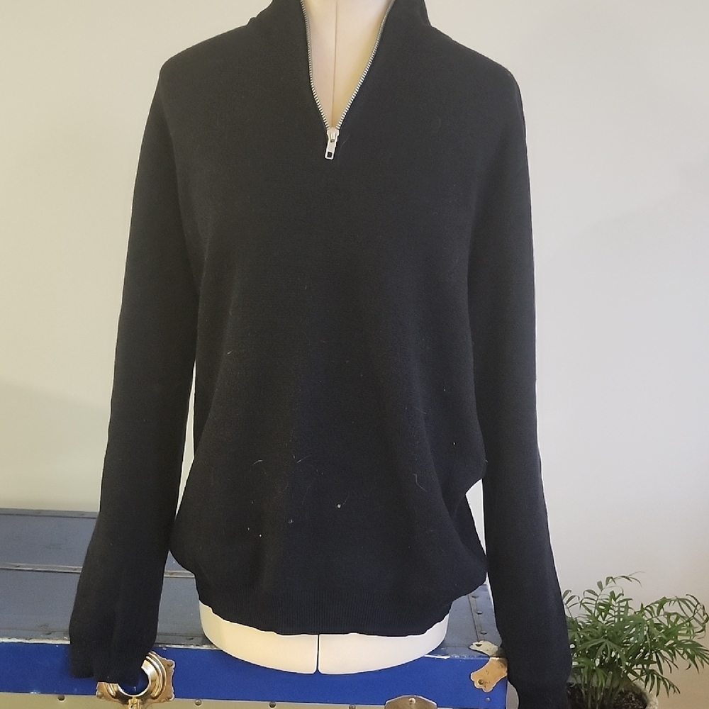 Edge Women's Black Half-Zip Sweater